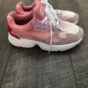 Adidas Falcons Sneakers in True Pink